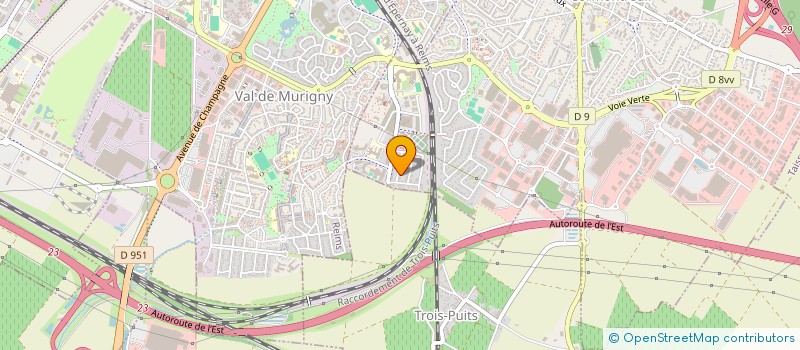 localisation de l'entreprise MENUISERIE I2F  CORMONTREUIL