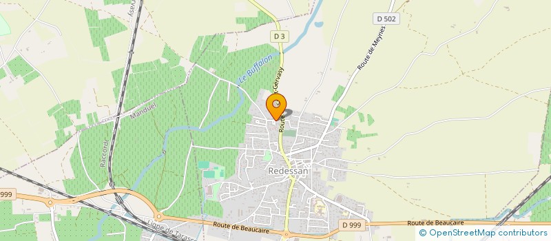 localisation de l'entreprise MENUISERIE INDUSTRIELLE JORDA à REDESSAN