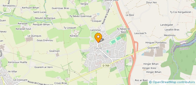 localisation de l'entreprise MENUISERIE INISAN  TAULE