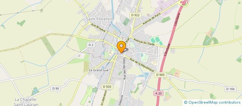 localisation de l'entreprise MENUISERIE ISOLATION MARTIN à VATAN