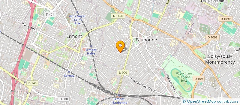 localisation de l'entreprise MENUISERIE JANVIER PHILIPPE à EAUBONNE