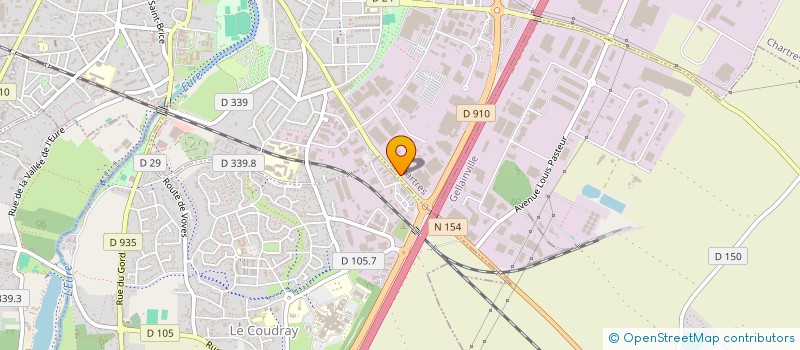 localisation de l'entreprise MENUISERIE JBS à CHARTRES