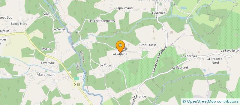 localisation de l'entreprise MENUISERIE JEAN-LUC SERVICES  CUBNEZAIS