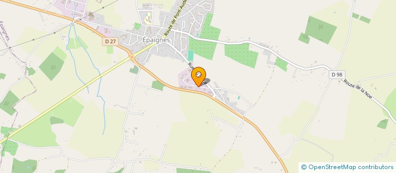 localisation de l'entreprise MENUISERIE JORET  EPAIGNES