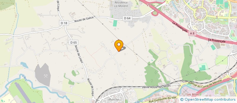 localisation de l'entreprise MENUISERIE KAPIKIAN à AIX EN PROVENCE