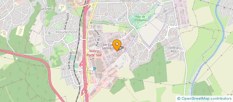 localisation de l'entreprise MENUISERIE KELLER  HOUDEMONT