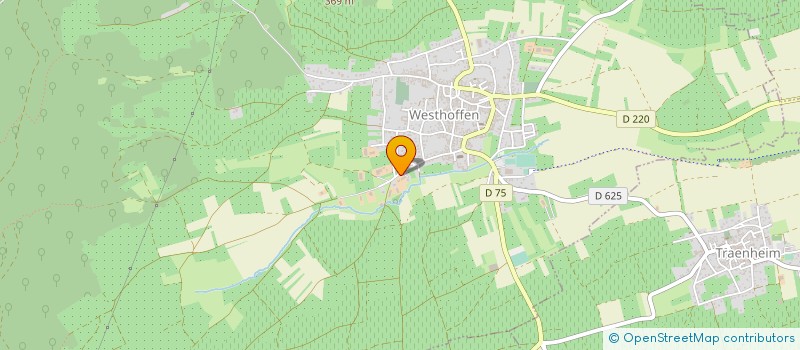 localisation de l'entreprise MENUISERIE KUNTZ  WESTHOFFEN