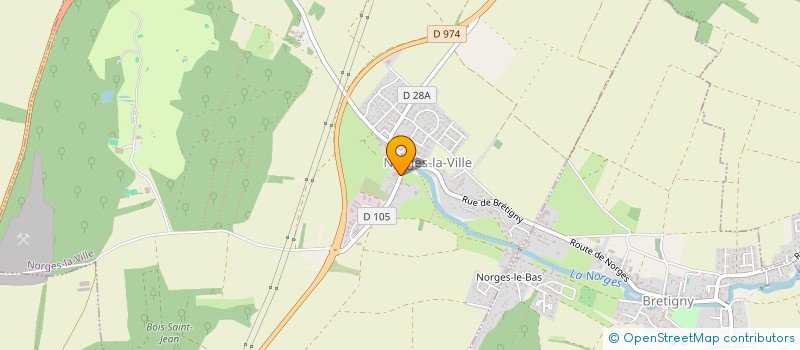 localisation de l'entreprise MENUISERIE LA SOURCE  CREANCEY