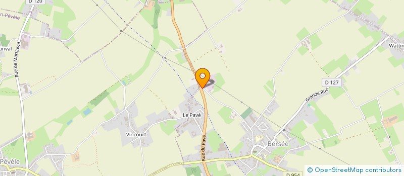 localisation de l'entreprise MENUISERIE LAGEARD  BERSEE