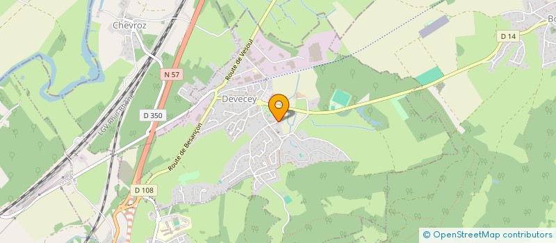 localisation de l'entreprise MENUISERIE LAITHIER  VALLEROY