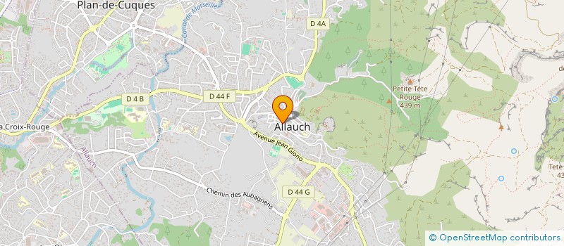 localisation de l'entreprise MENUISERIE LANGLOIS  ALLAUCH