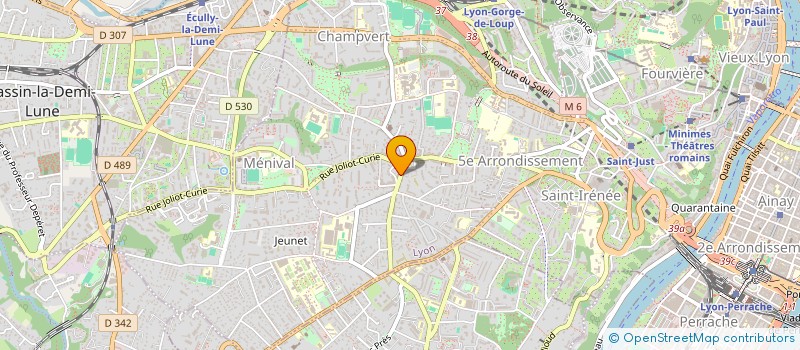 localisation de l'entreprise MENUISERIE LARAT à LYON
