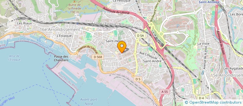 localisation de l'entreprise MENUISERIE LAZER à MARSEILLE 16EME