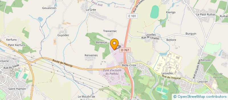 localisation de l'entreprise MENUISERIE LE CAMA  SAINT-AVE