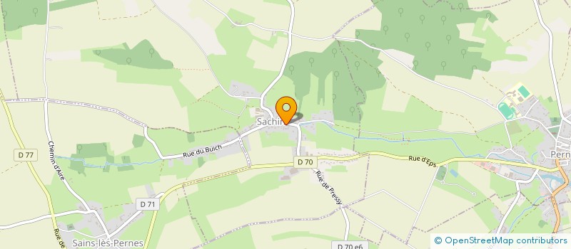 localisation de l'entreprise MENUISERIE LELEU  SACHIN