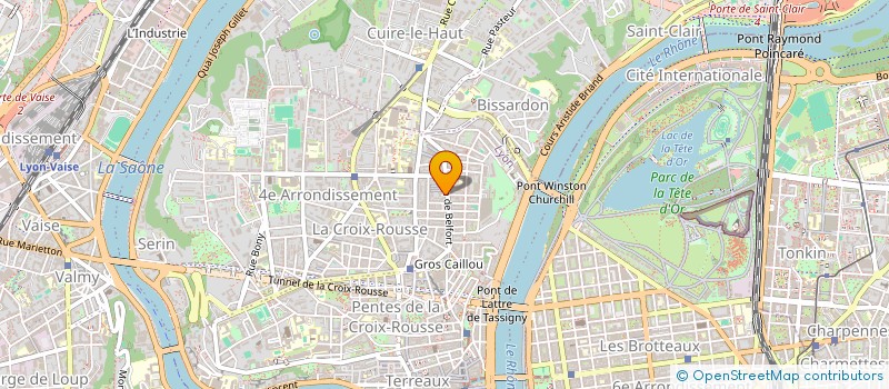 localisation de l'entreprise MENUISERIE LHOMME à LYON