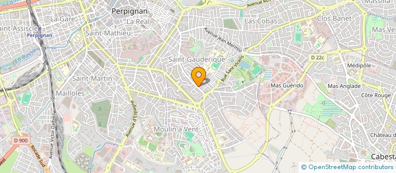 localisation de l'entreprise MENUISERIE LORIEUX à PERPIGNAN