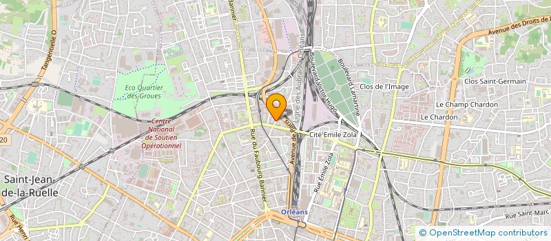 localisation de l'entreprise MENUISERIE LOSANGE à ORLEANS