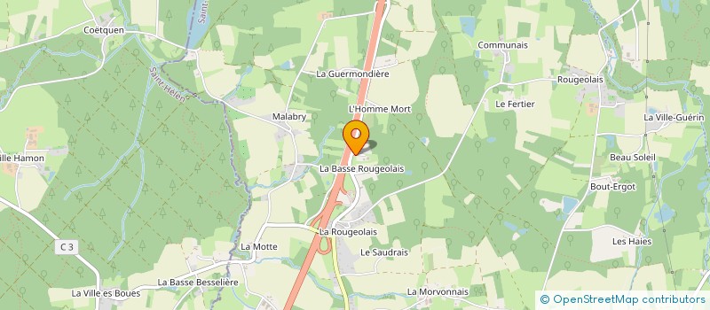 localisation de l'entreprise MENUISERIE LUCAS à MESNIL-ROC'H