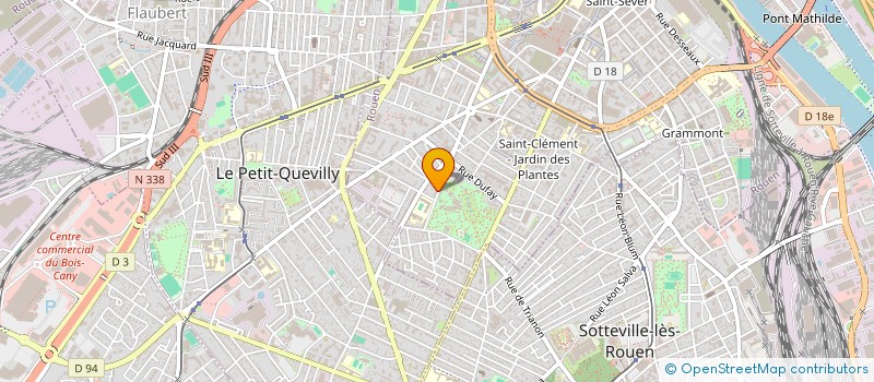 localisation de l'entreprise MENUISERIE LV à ROUEN