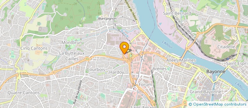 localisation de l'entreprise MENUISERIE M FOURCADE  ANGLET
