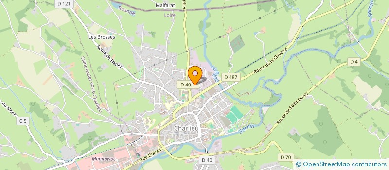 localisation de l'entreprise MENUISERIE MAGNIN  COURS