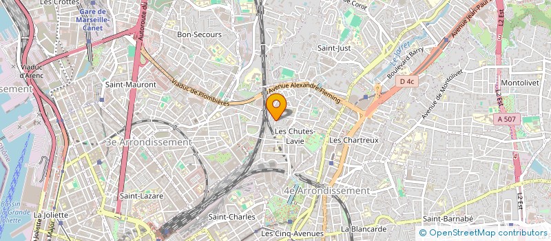 localisation de l'entreprise MENUISERIE MAILFERT à MARSEILLE