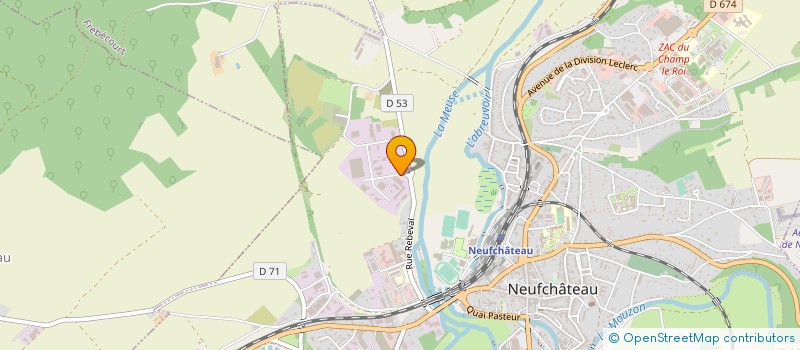 localisation de l'entreprise MENUISERIE MAIRE à NEUFCHATEAU