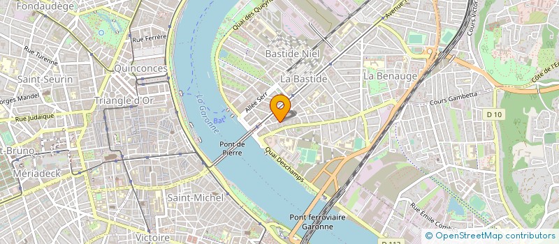 localisation de l'entreprise MENUISERIE MARCEL MAU à BORDEAUX