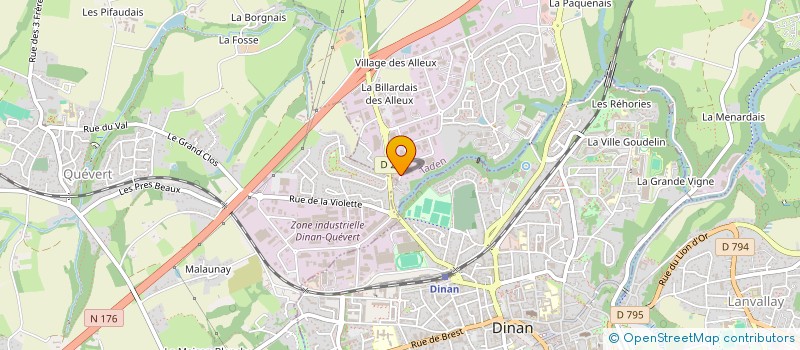 localisation de l'entreprise MENUISERIE MARIETTE  TADEN