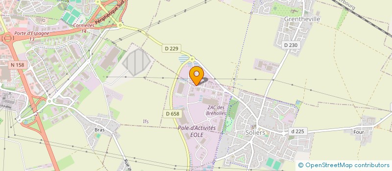 localisation de l'entreprise MENUISERIE MARQUET à SOLIERS