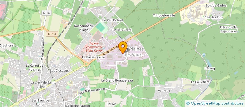 localisation de l'entreprise MENUISERIE MARTIN  CHINON