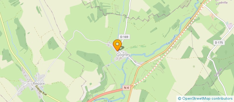 localisation de l'entreprise MENUISERIE MASSON PERE ET FILS  BLAMONT