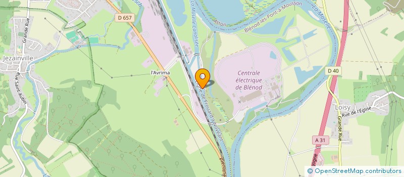 localisation de l'entreprise MENUISERIE MC  BLENOD-LES-PONT-A-MOUSSON