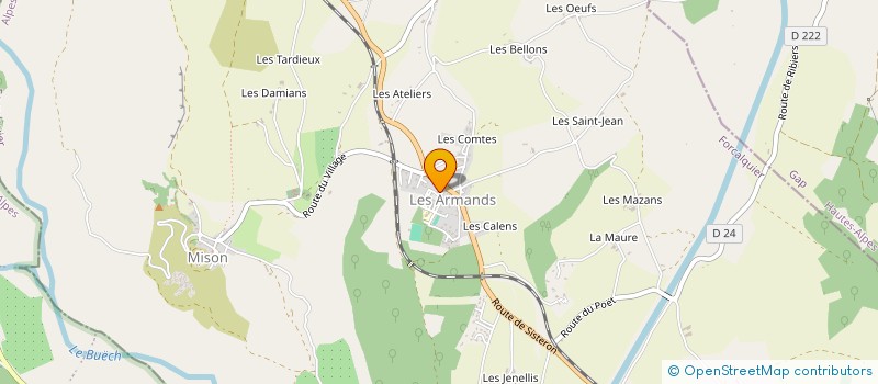 localisation de l'entreprise MENUISERIE MELAN  MISON