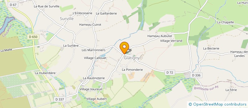 localisation de l'entreprise MENUISERIE MESLIN à LA HAYE