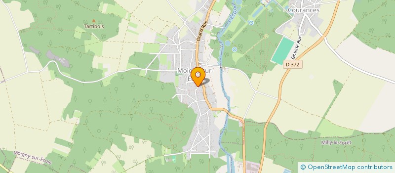 localisation de l'entreprise MENUISERIE MICHAUT à MOIGNY-SUR-ECOLE