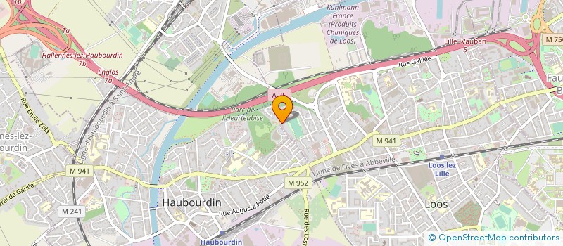 localisation de l'entreprise MENUISERIE MIGNOT SARL  LOOS