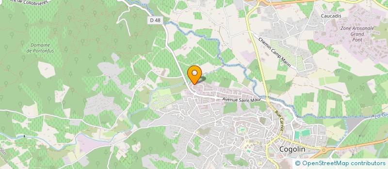 localisation de l'entreprise MENUISERIE MINIER à COGOLIN