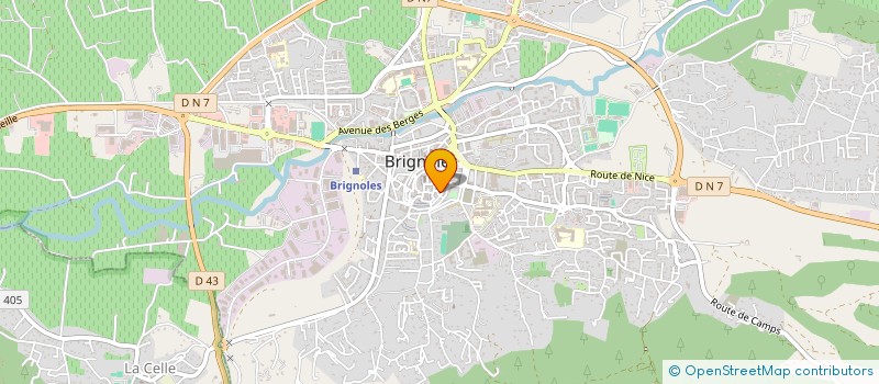 localisation de l'entreprise MENUISERIE MINOUFLET à BRIGNOLES