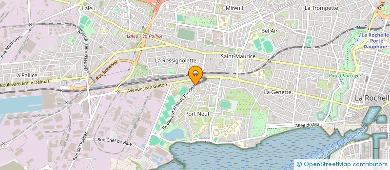 localisation de l'entreprise MENUISERIE MIROITERIE SERVICES  LA ROCHELLE