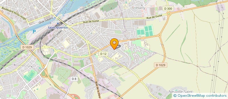 localisation de l'entreprise MENUISERIE MIROLO à SAINT-QUENTIN