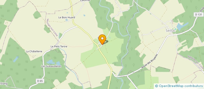localisation de l'entreprise MENUISERIE MONTIGNY à VEUZAIN-SUR-LOIRE