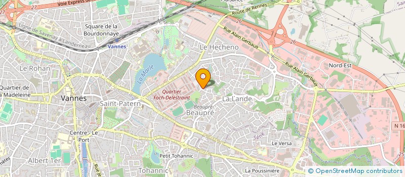 localisation de l'entreprise MENUISERIE MORBIHANNAISE GATINEL à SALLANCHES