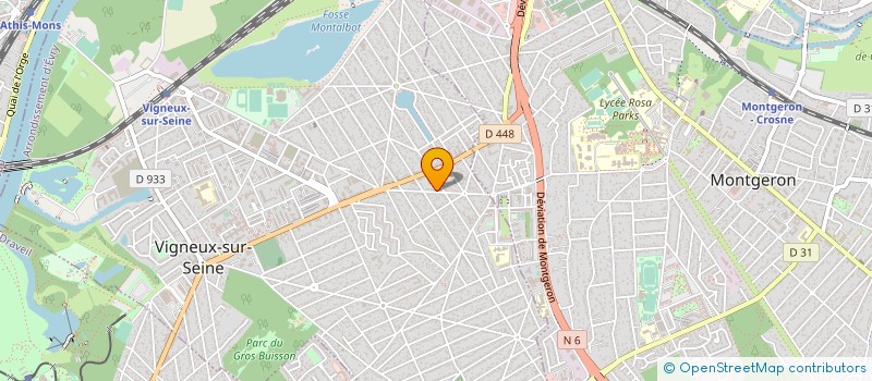 localisation de l'entreprise MENUISERIE NEIL'S à VIGNEUX-SUR-SEINE
