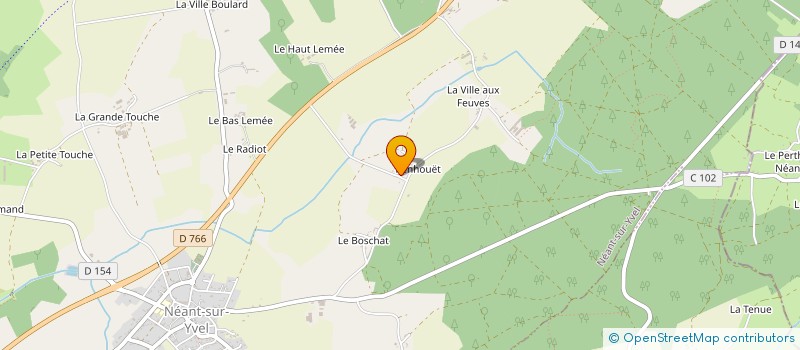 localisation de l'entreprise MENUISERIE NOUVEL JEAN-LUC à NEANT-SUR-YVEL