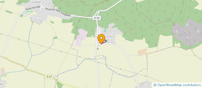 localisation de l'entreprise MENUISERIE OLYMPE  CUISY