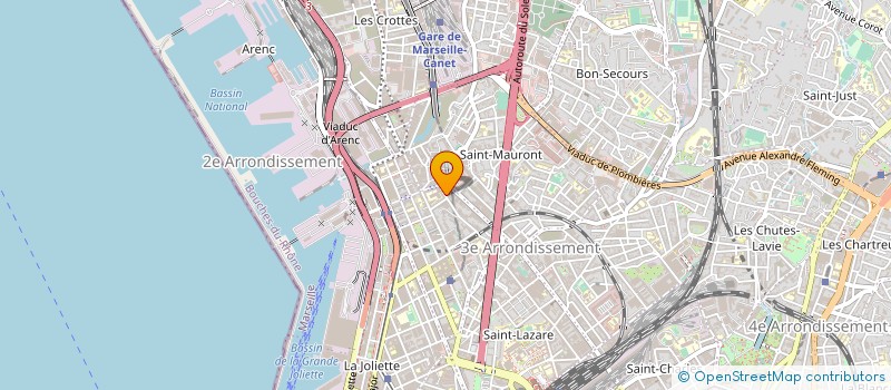 localisation de l'entreprise MENUISERIE PASCAL à MARSEILLE