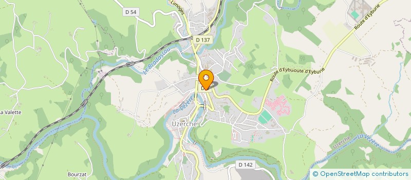 localisation de l'entreprise MENUISERIE PATRICE CHASSAGNE  UZERCHE