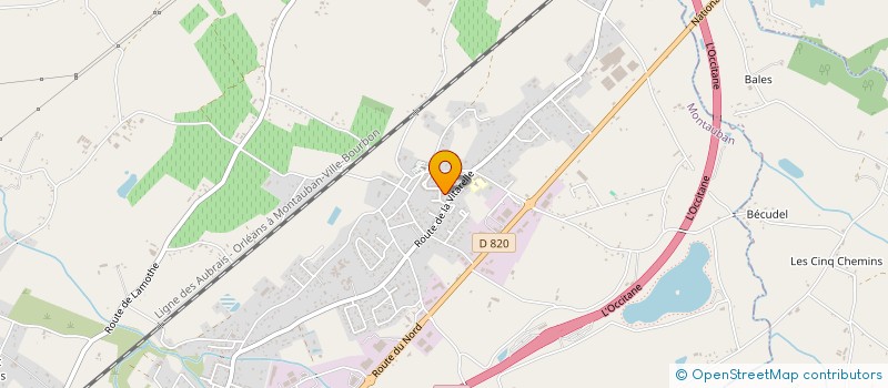 localisation de l'entreprise MENUISERIE PEINTURE RENOV  MONTAUBAN